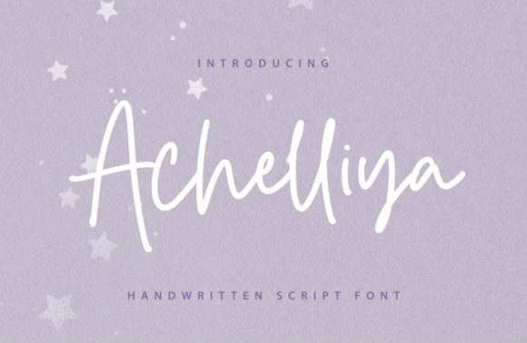 Achelliya: A Quirky Script Font for Modern Web Design