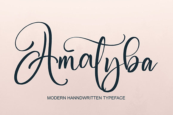 Amatyba: The Script Font That Elevates Campaign Visuals