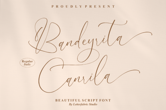 Bandeyrita Canrila: A Dainty Script Font for Branding