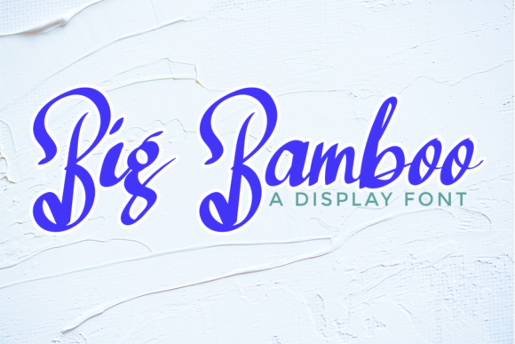 Big Bamboo Font: The Handwritten Typeface for Bold Campaigns