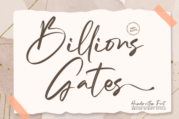 Billions Gates: The Script Font for Scroll-Stopping Marketing