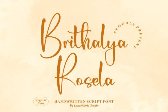 Brithalya Rosela: The Script Font for Scroll-Stopping Brands
