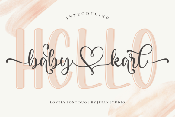 Build Trust with Hello Baby Karl Duo Typeface