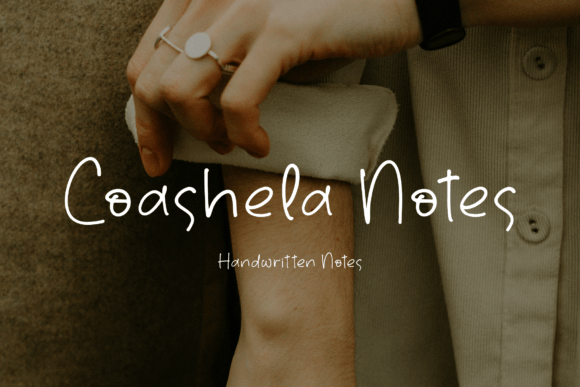Coashela Notes: A Handwritten Typeface for Editorial Design