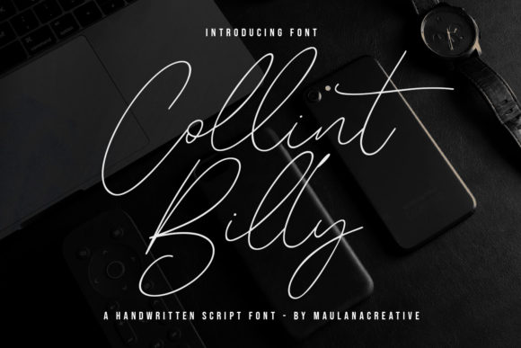Collint Billy: A Handwritten Font for Polished Branding