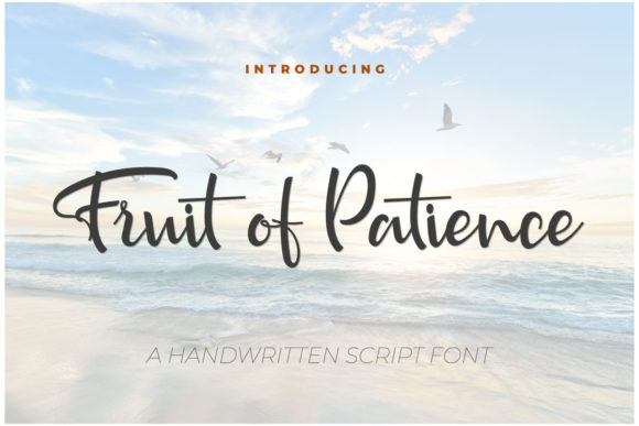 Elevate Your Brand with the Fruit of Patience Typeface