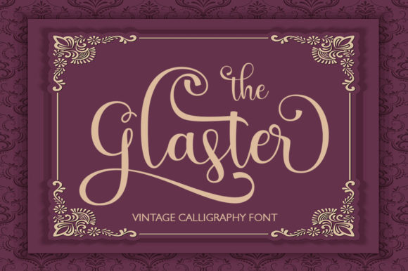 Elevate Your Brand with The Glaster Script Font