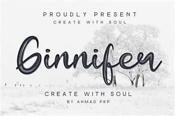 Ginnifer: A Modern Script Font for Web Design
