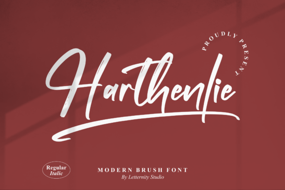 Harthenlie: A Script Typeface for Modern Web Design