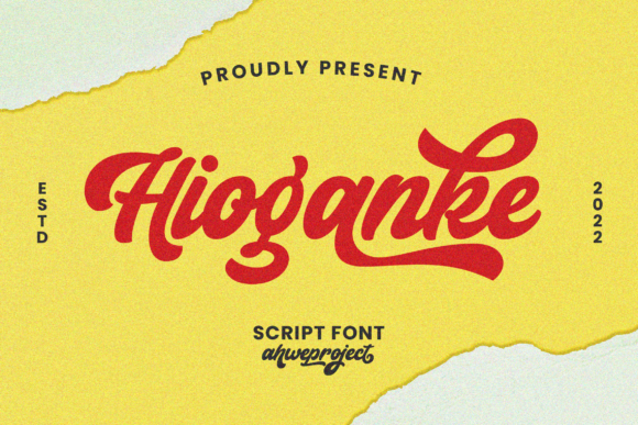 Hioganke: The Urban Script Font for Bold Campaigns