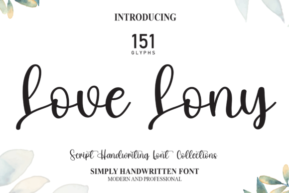 Love Lony: A Whimsical Script Font for Campaigns