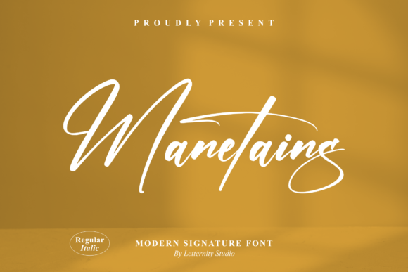 Manetains: The Script Font That Elevates Campaign Visuals