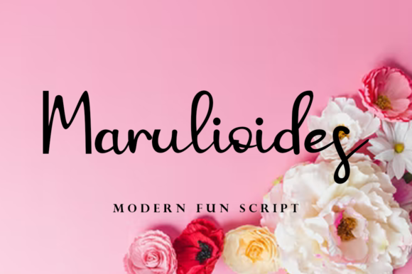 Marulioides: A Script Typeface for Editorial Elegance