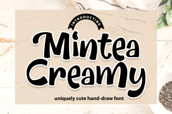 Mintea Creamy: A Playful Script Font for Editorial Design