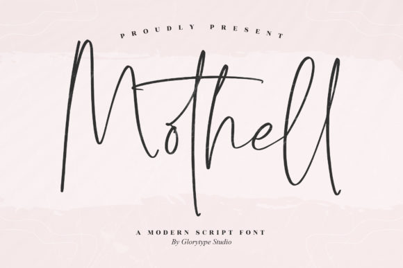 Mothell: A Romantic Script Font for Modern Web Design