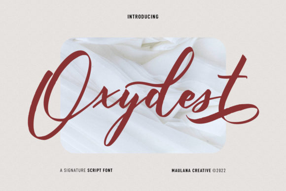 Oxydest Font Review: A High-Contrast Script for Bold Branding