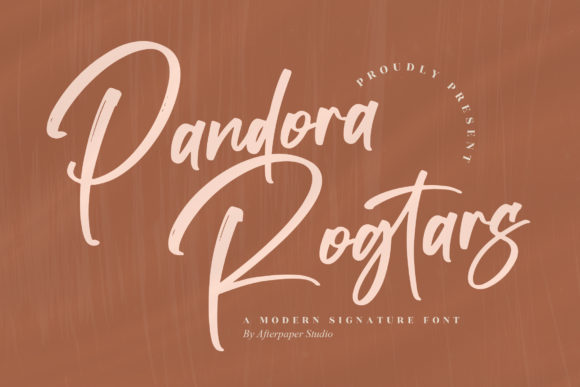 Pandora Rogtars: A Script Font for Authentic Branding