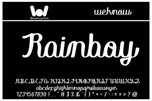Rainboy in Love: A Delicate Script Font for Elegant Branding
