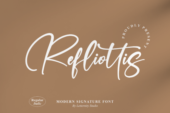 Refliottis: A Delicate Script Font for Modern Web Design