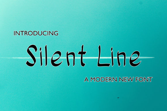 Silent Line: A Handwritten Font for Authentic Branding