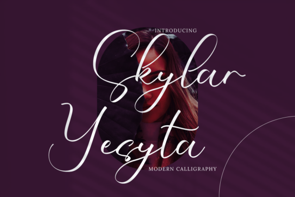 Skylar Yesyta: A Script Font for Modern Brand Identity