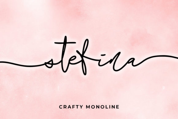 Stefina: A Playful Script Font for Editorial Design