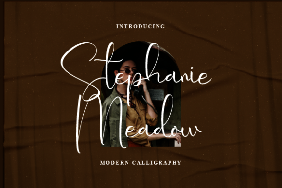 Stephanie Meadow: A Delicate Script Font for Web Design
