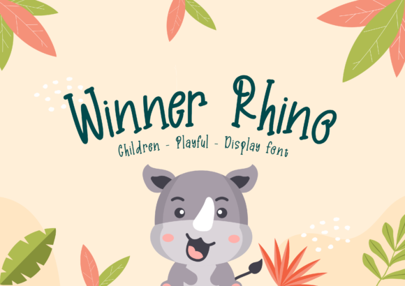 Winner Rhino: A Playful Script Font for Bold Campaigns