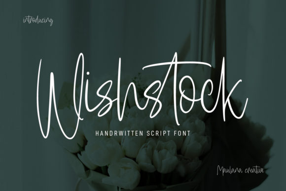 Wishstock: A Script Font That Elevates Small Business Branding